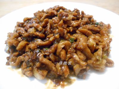 參考食譜 : 京醬肉絲