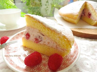 參考食譜 : 覆盆子波士頓派