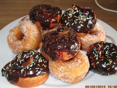 麵包1---麵包機做巧克力甜甜圈