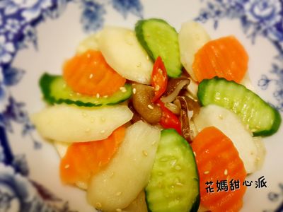 參考食譜 : 三色筊白筍