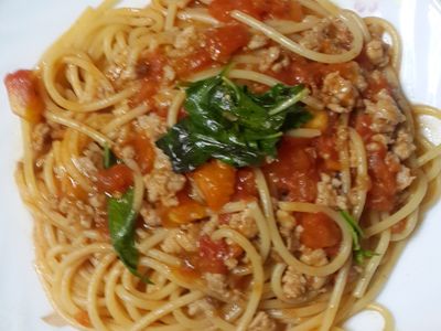 蕃茄肉醬義大利麵