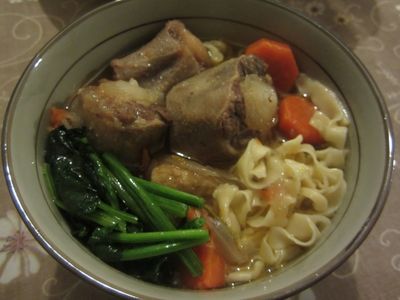 參考食譜 : 中式麵點3---清燉牛尾湯麵