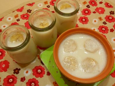 參考食譜 : 香蕉棉花糖布丁