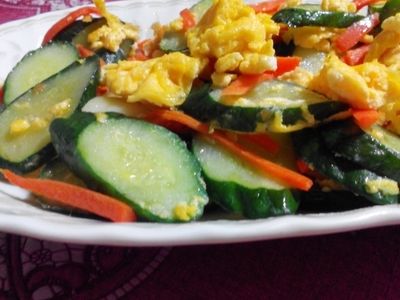 參考食譜 : 小黃瓜炒蛋【食在養生】
