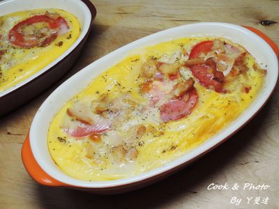 番茄燻雞烘蛋