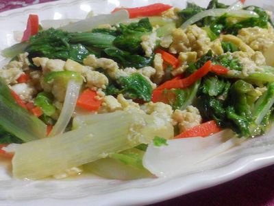 小白菜炒蛋【食在養生】