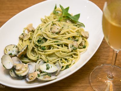 參考食譜 : 人人想學的青醬蛤蜊義大利麵