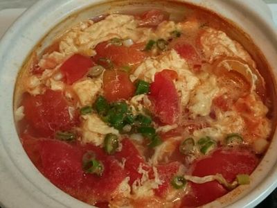 參考食譜 : [湯類]蕃茄蛋花湯