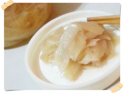 日式醃嫩薑(壽司好搭檔)