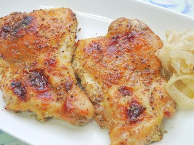 參考食譜 : 蜂蜜芥末烤雞腿