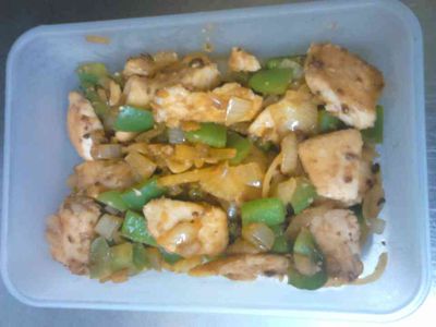 [留學生懶惰料理]青椒炒魚肉