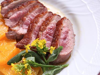 參考食譜 : 湯瑪仕香橙汁脆鴨胸