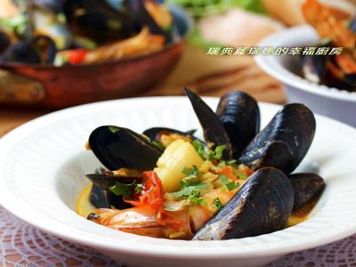 椰汁咖哩煮淡菜[家樂福廚神大賽]