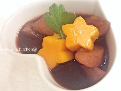 參考食譜 : 法式紅酒燉水梨