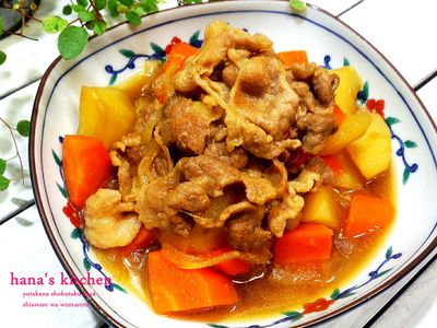 參考食譜 : 馬鈴薯燉肉（肉じゃが）