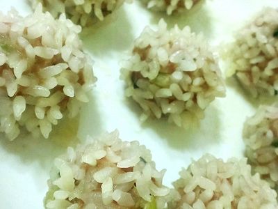 參考食譜 : 寶寶版珍珠丸子