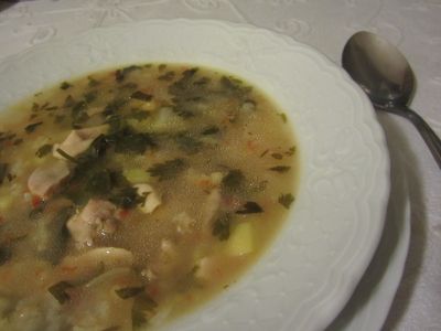 參考食譜 : 土式雞片濃湯