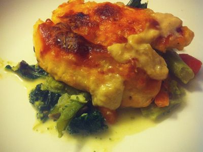 參考食譜 : 翡冷翠煎雞胸佐燉菜☼義式風味