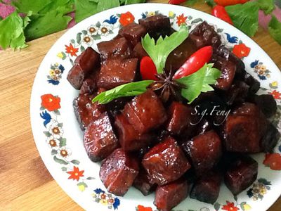 參考食譜 : 香辣蜜汁豆干