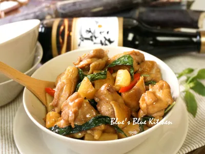 三杯蔗香蒜頭雞-淬釀節氣食譜