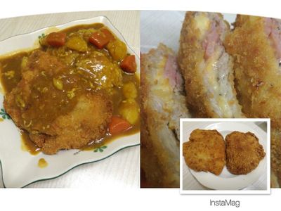 參考食譜 : 藍帶豬排咖哩飯