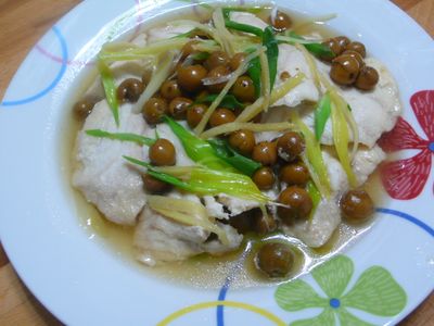 參考食譜 : lanni  樹子蒸魚片(油水蒸)