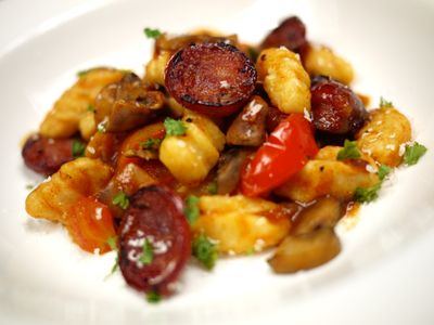 低GI - 西班牙臘腸馬鈴薯麵疙瘩