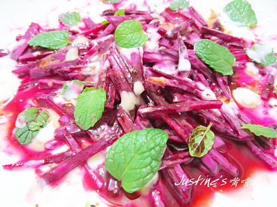 快速上菜~甜菜根優格沙拉