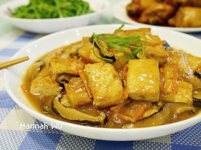 參考食譜 : 醬燒豆腐