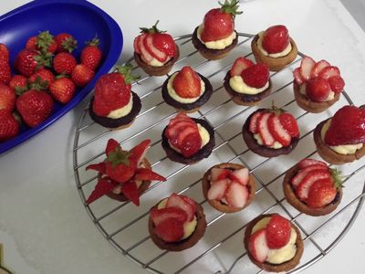 參考食譜 : mini草莓塔