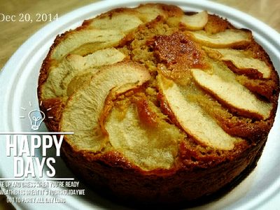 參考食譜 : 蘋果磅蛋糕