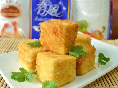 香酥炸豆腐『春風三層超厚手家用紙巾』