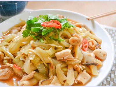 參考食譜 : 素薑絲大腸