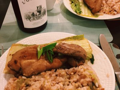 參考食譜 : ❄️Ann's❄️茶香燉雞腿排