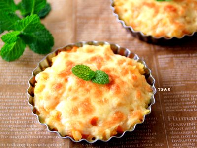 參考食譜 : 白醬蟹肉南瓜焗飯