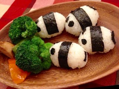 參考食譜 : 進擊吧！貓熊飯糰 @188懶人料理