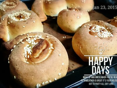 參考食譜 : 烤蔥燒包