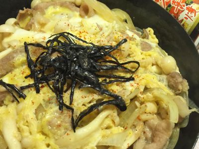 參考食譜 : 美白菇豬肉井飯【穀盛壽喜燒】