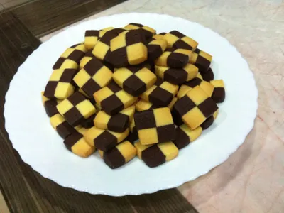 參考食譜 : 棋格餅乾