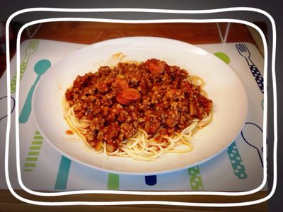 參考食譜 : 意大利肉醬麵
