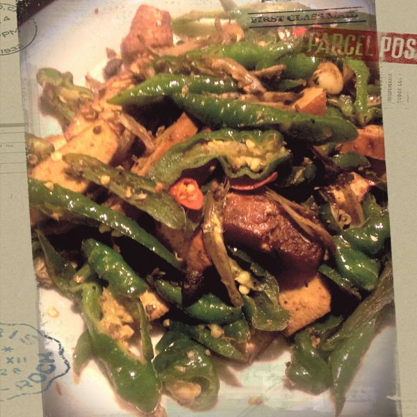 糯米椒炒小魚乾 : 阿弘上菜一起做