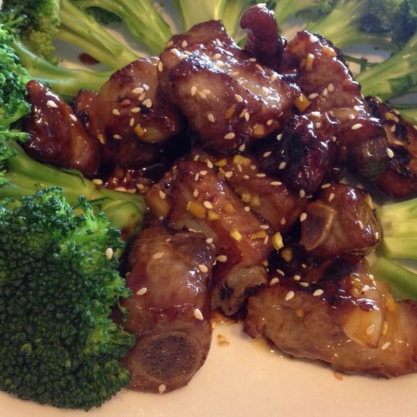 橙汁排骨：feifei 一起做