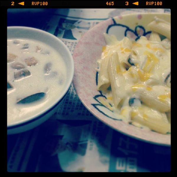 玉米濃湯義大利麵 : 林佳穎一起做