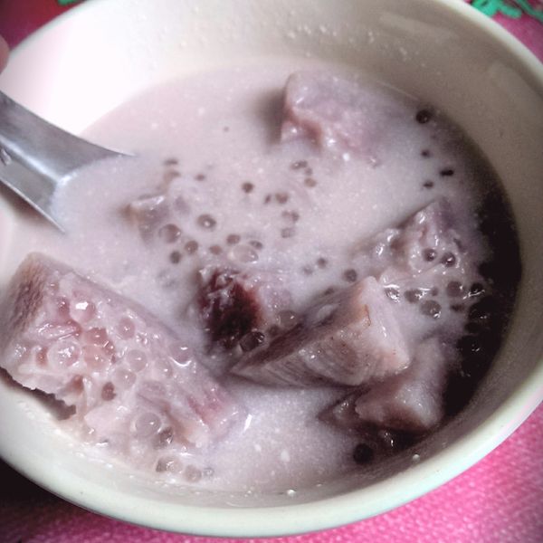 芋香椰奶西米露：Kelly Lin 一起做