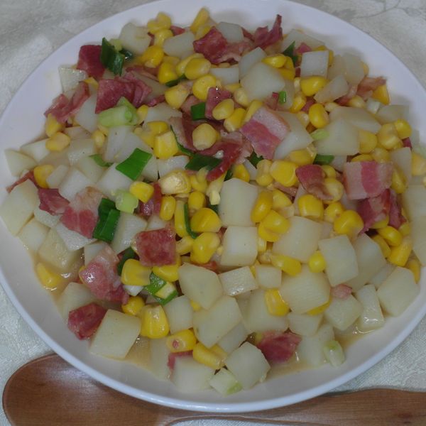 培根馬鈴薯丁：陳淑貞 一起做