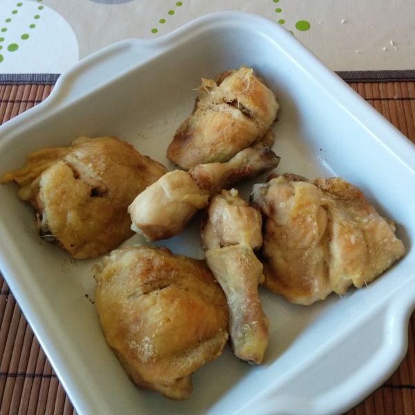 鹽焗烤雞腿：沛暉 一起做