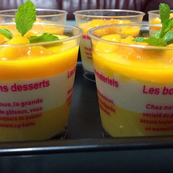 [阿妮塔♥sweet] 雙色芒果奶酪。 : Amber Tsai一起做