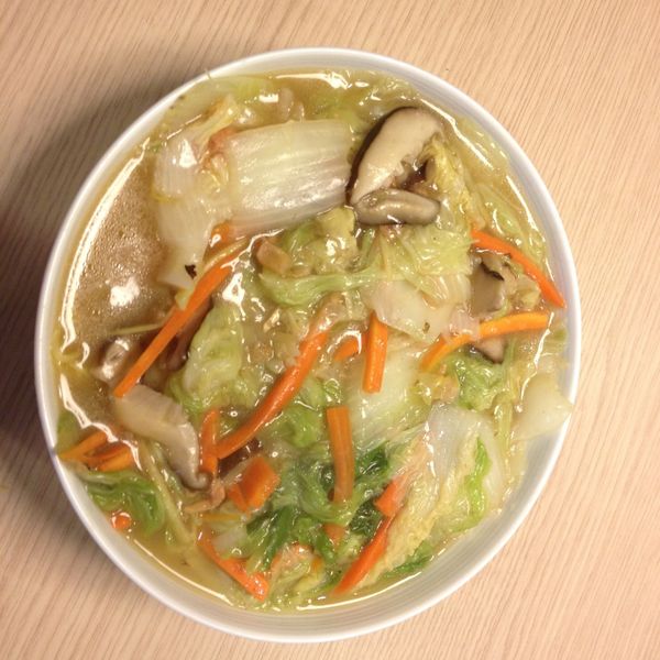 ㄚ曼達的廚房~康寶鮮味炒手鰹魚口味~開陽娃娃菜：Amy Chen 一起做