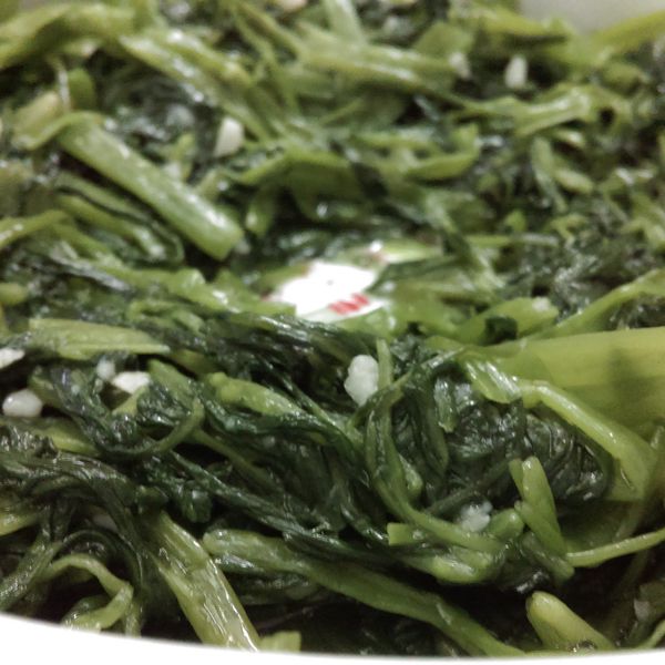 蒜香空心菜：Wei Ting Tseng 一起做