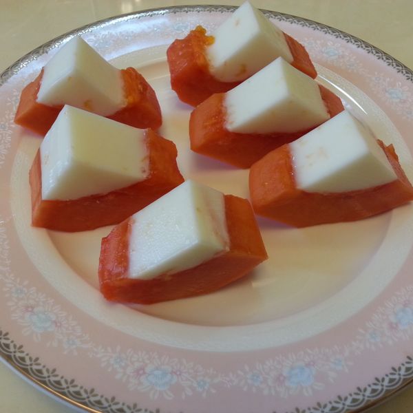 木瓜牛奶凍 : Shara Liu一起做